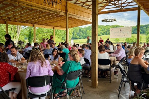 Sip Into Spring — Crowd at Pavilion